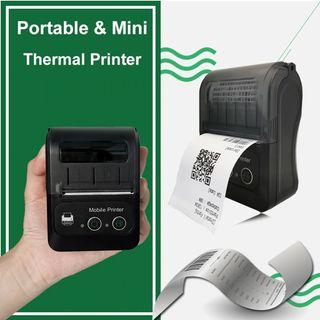 58MM Thermal Receipt Printer Bluetooth Portable Mini Printer Small Pos Machine for PC mobile phone android