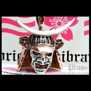 銀革手作 日本 oriental vibrations 925 純銀 櫻花  戰國 鬼武將  鬼武士 吊墜64220306445827110