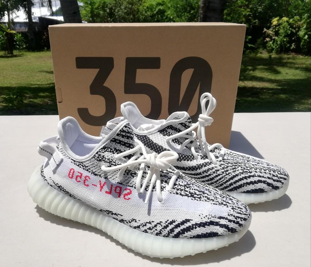 tenis yeezy zebra