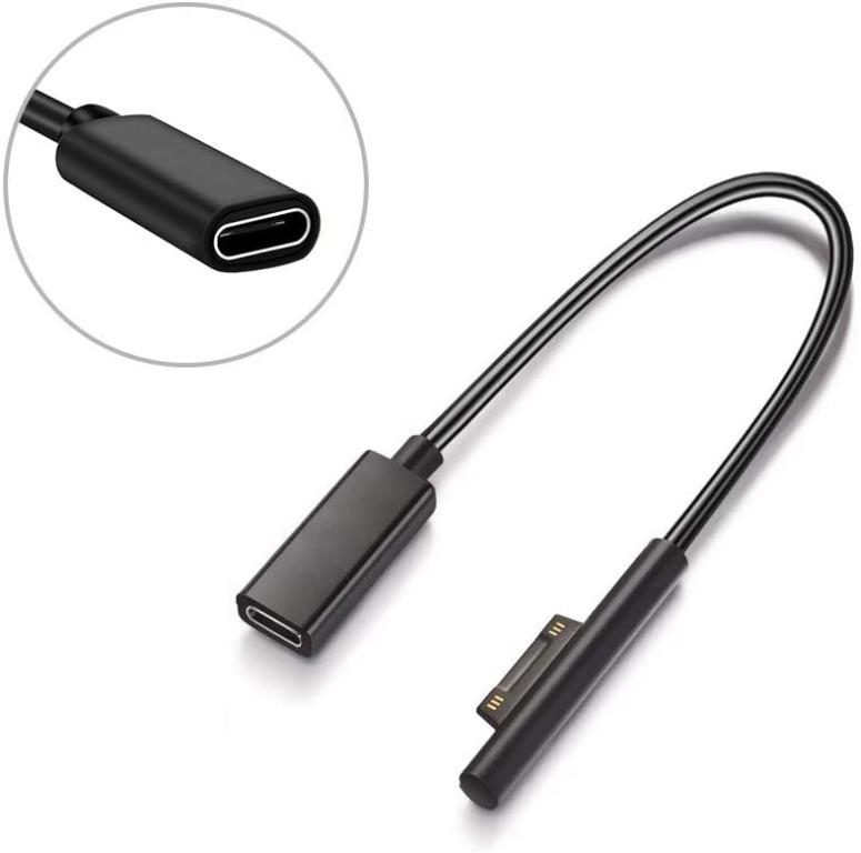 Aifulo Surface Pd Fast Charging Cable 15v Surface Connect To Usb C Adapter For Surface Pro 3 Pro 4 Pro 5 Pro6 Surface Go Surface Laptop Surface Book Electronics Others On Carousell