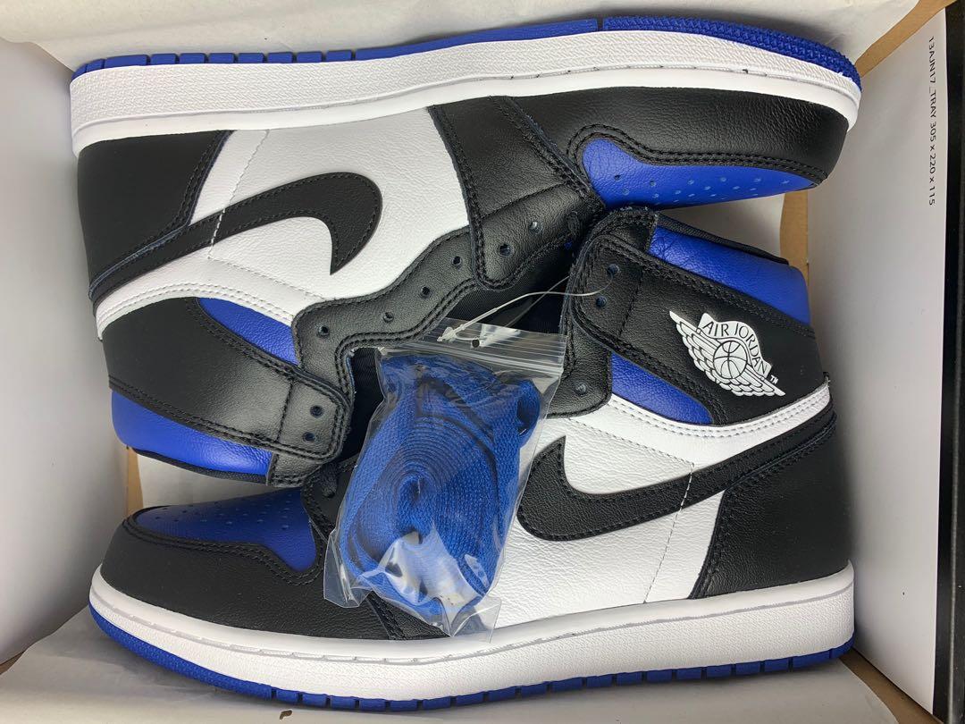 Air Jordan 1 High OG Royal Toe, Men's Fashion, Footwear, Sneakers on  Carousell