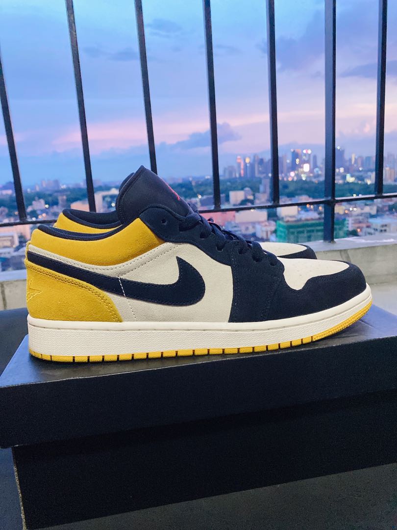 Air jordan 1 low university gold on feet online