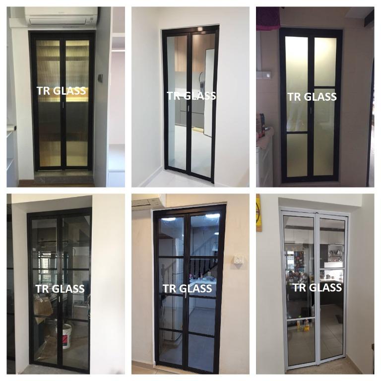 Aluminium Bi Fold Door Lattice Design Home Services Others On Carousell