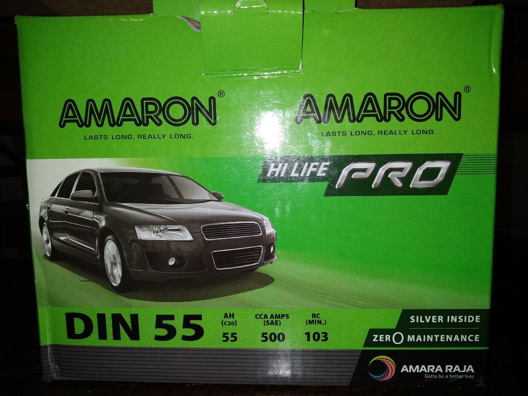 Bateri Kereta Amaron Hi Life Pro Din 55 Din55 Auto Accessories On Carousell