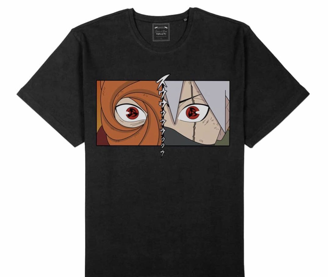 Kakashi and obito shirt Clearance