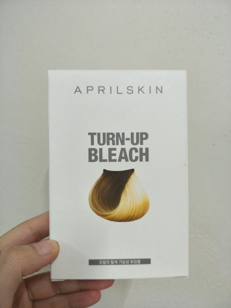 Turn up skin bleach april