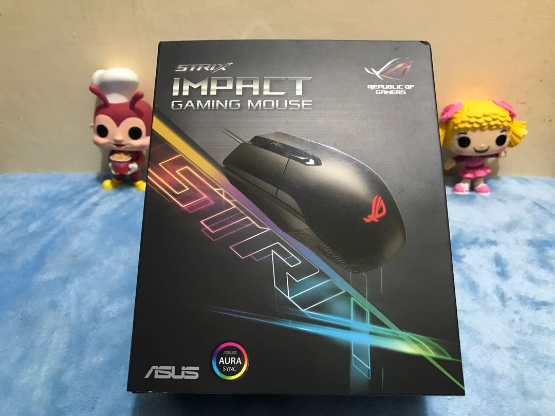 Asus Rog Strix Impact Gaming Mouse Electronics Computer Parts Accessories On Carousell