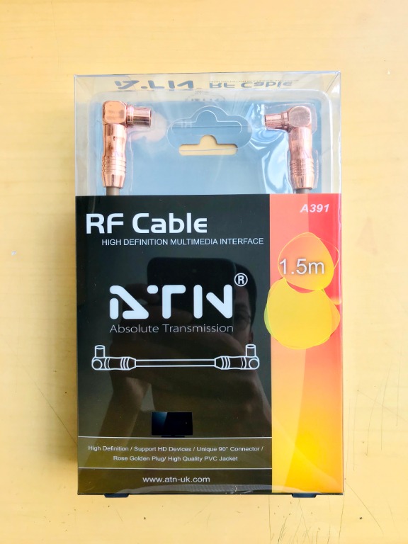 ATN RF Cable A391 1.5m High Definition Interface,全新, 電腦＆科技, 電腦周邊及配件, 電腦 ...