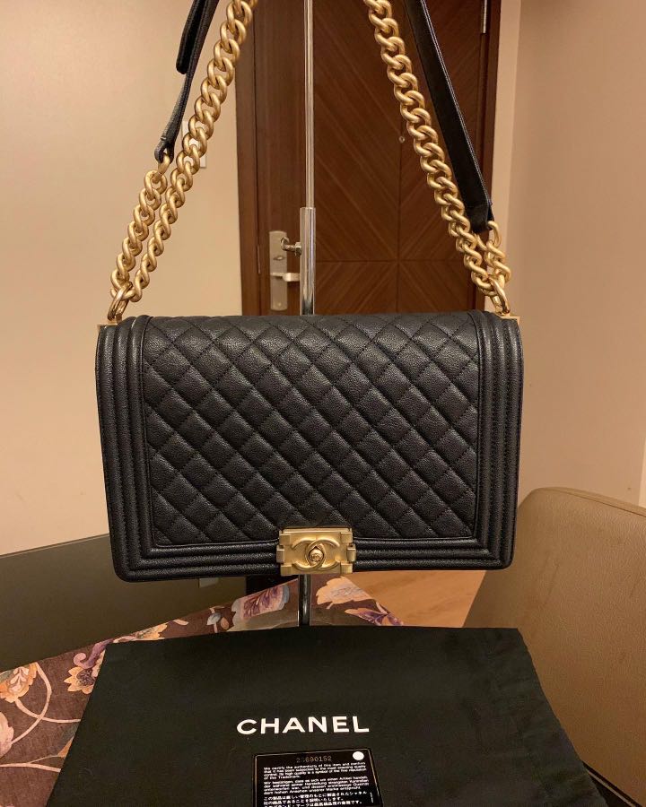 Authentic chanel hot sale le boy