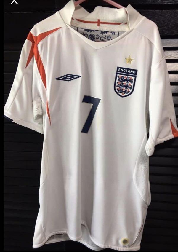 UMBRO England David Beckham jersey 