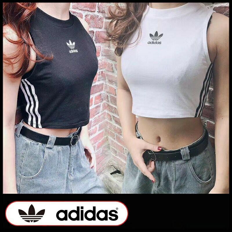 adidas crop top short sleeve