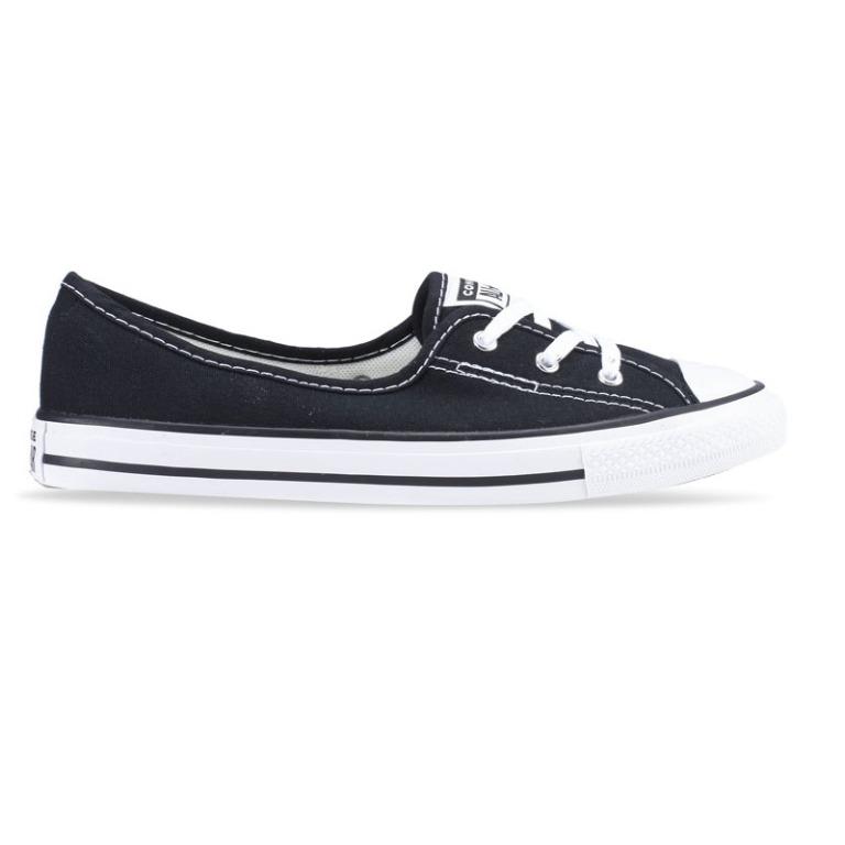 Chuck taylor all star dainty ballet leather slip black sales