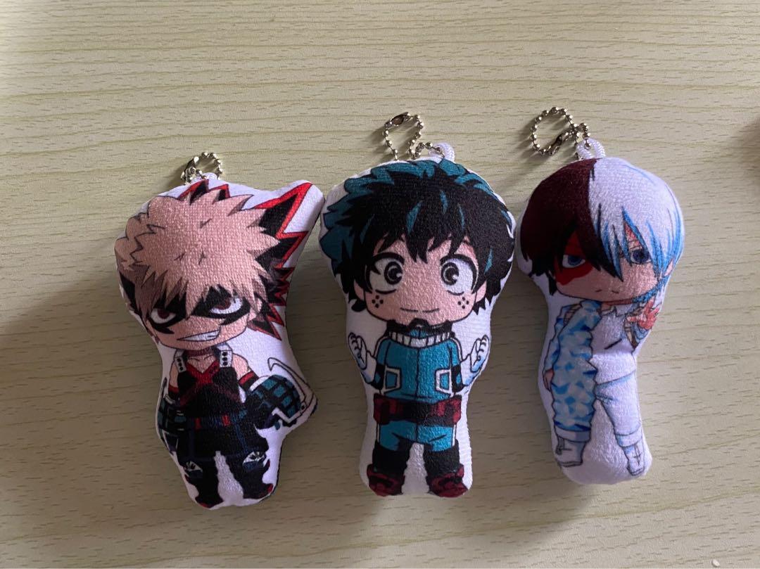 Boku No Hero Academia Anime Mini Plush Keychain Entertainment J Pop On Carousell