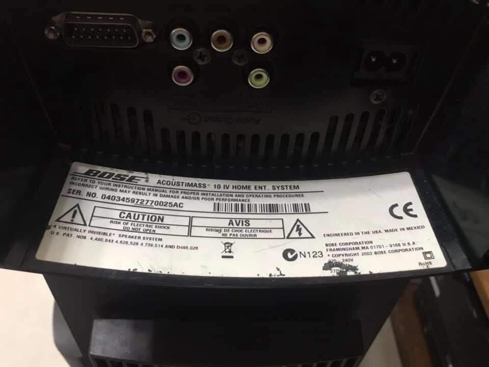bose acoustimass 10 series 4