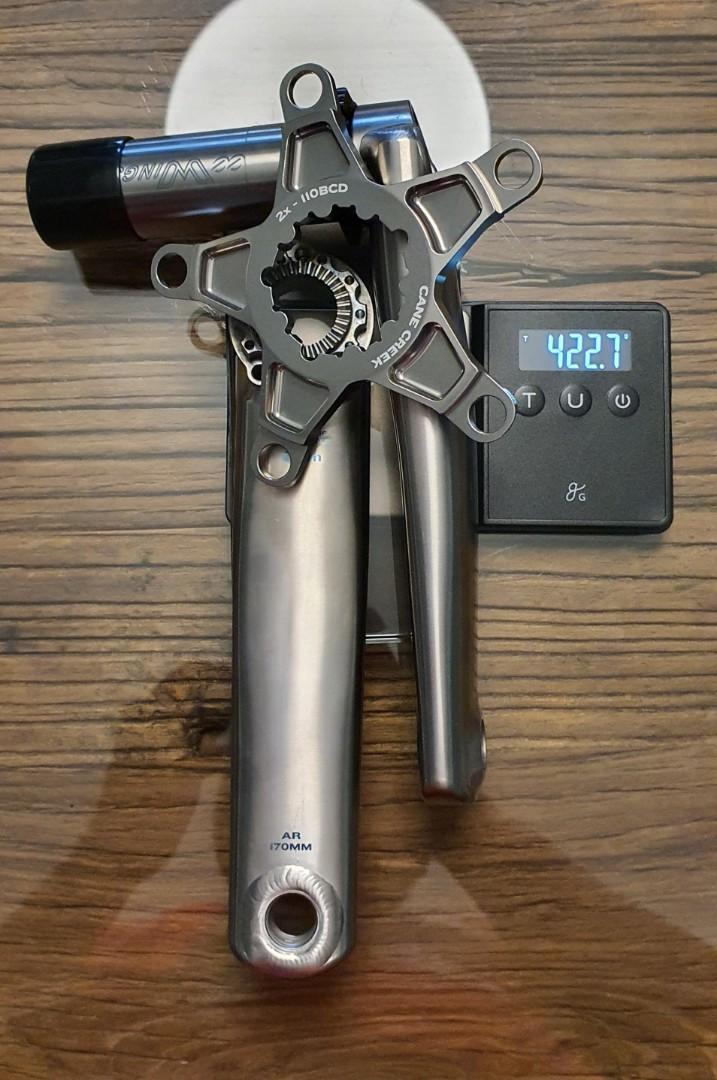 Cane Creek EeWings titanium All Road crankset for brompton, Sports