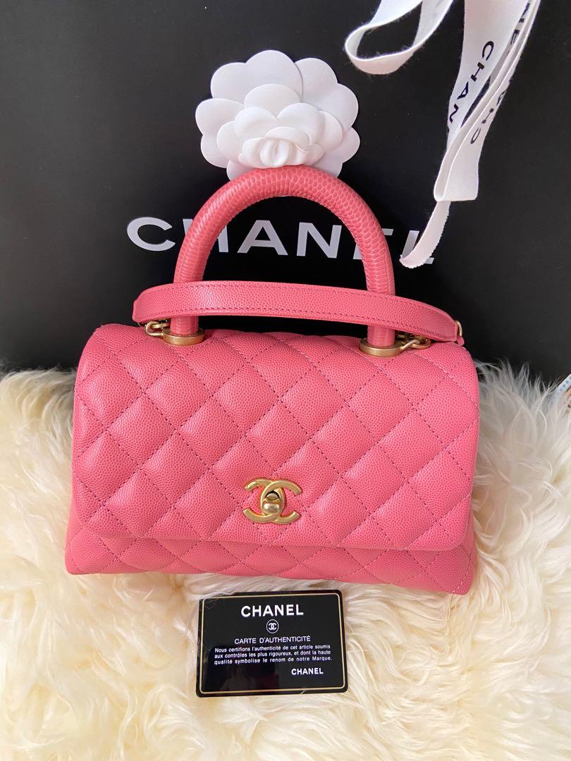 Reserved Chanel Coco Handle Mini Pink Caviar Luxury Bags Wallets On Carousell