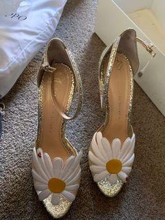 Charlotte Olympia golden heels