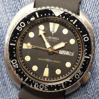 Classic Vintage Seiko Diver 6309-7040 Turtle Automatic Mens Watch