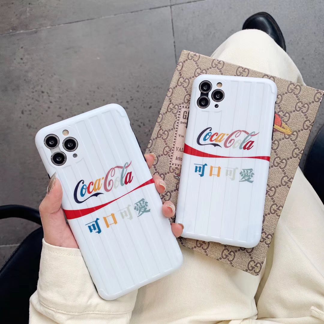 Coca-Cola white iPhone case 可樂 可愛 手機套（包平郵）