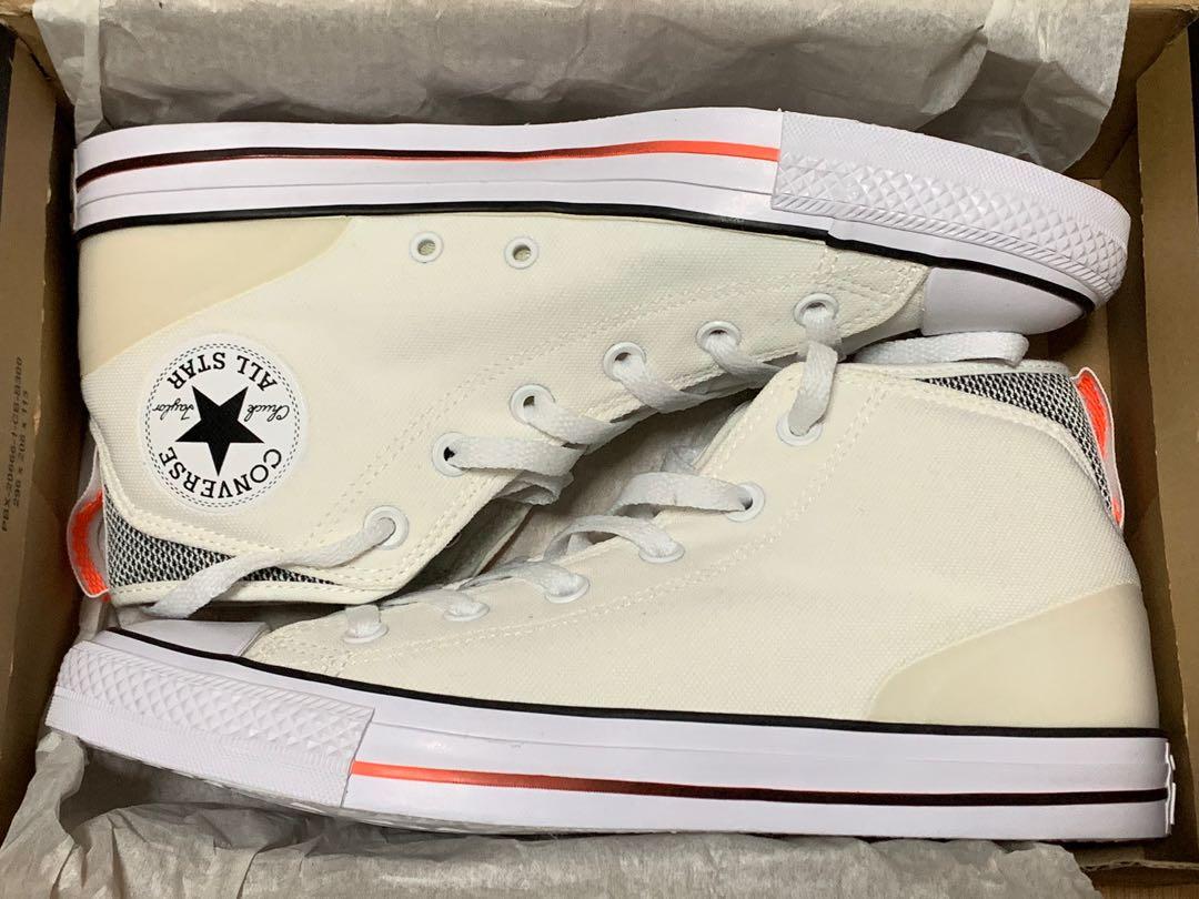 Converse CTAS SYDE STREET MID WHITE BLACK HYPER ORANGE US8 Men 155480C Men s Fashion Footwear Sneakers on Carousell