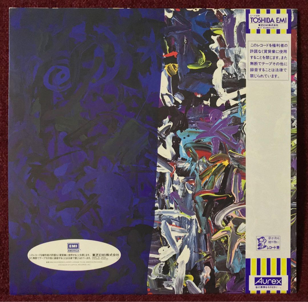 David Bowie - Tonight Japan LP vinyl with OBI . Loving The Alien . Blue ...