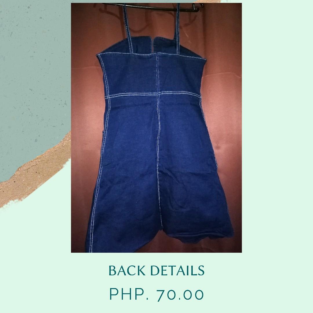 Denim Dress (Category: Dresses) located in Pasig City. Submitted by ceejay003 (Listing ID 1019426409, Image 2). Description: LIPAT-BAHAY Sale!! 👉 Almost New 👉 Once lang nagamit 👉 Size: Medium.