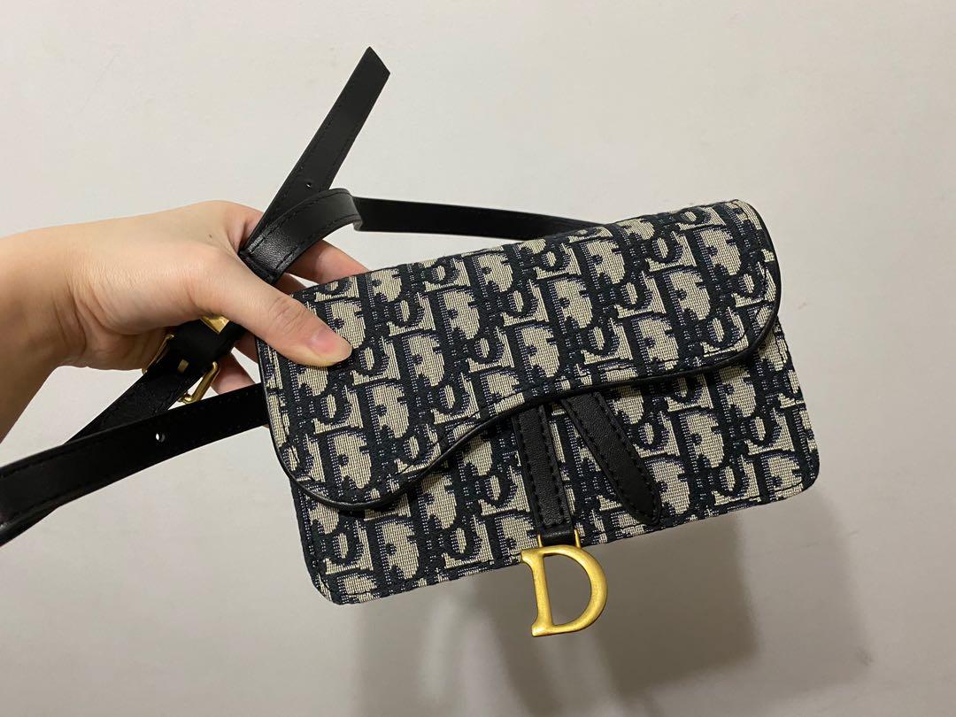 Dior waist belt bag sling bag monogram oblique, Women's Fashion, Bags ...