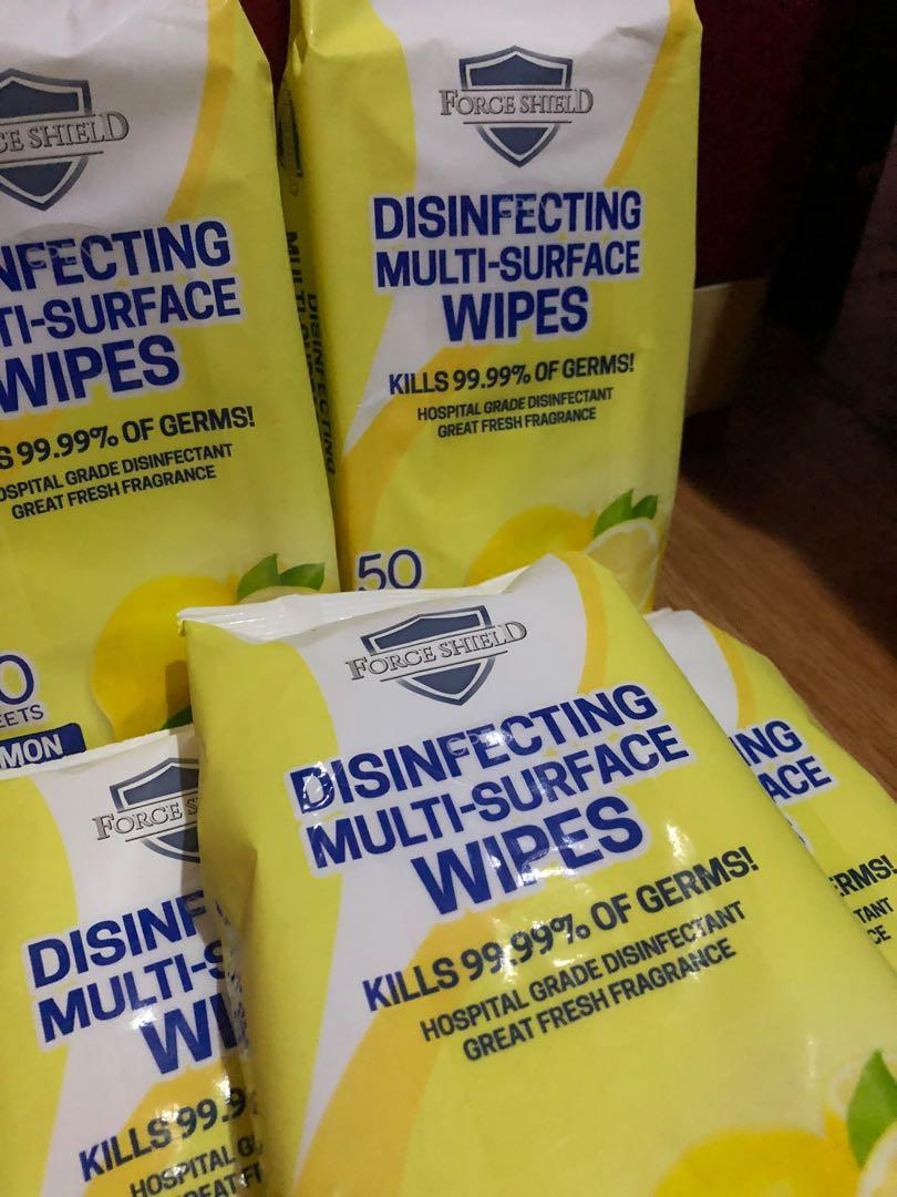 DISINFECTING WIPES (Category: Oral Care) located in Manila. Submitted by jm_blgr (Listing ID 1019467076, Image 3). Description: DISINFECTING WIPES 50 SHEETS LEMON SCENT LOCAL BRAND COD SHIPPING AVAILABLE.