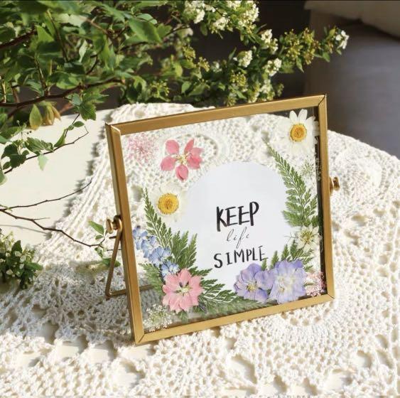 DIY Pressed Flower Frame Kit / Pressed Flower / Glass frame, Hobbies