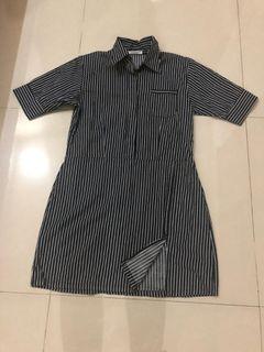 Dress Garis Garis