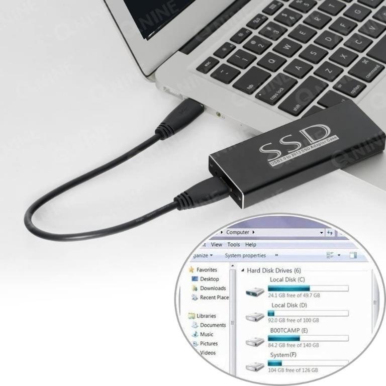Enclosure Onlu No Box Qnine Usb 3 0 Pcie Ssd Enclosure For 2013 2014 2015 2016 2017