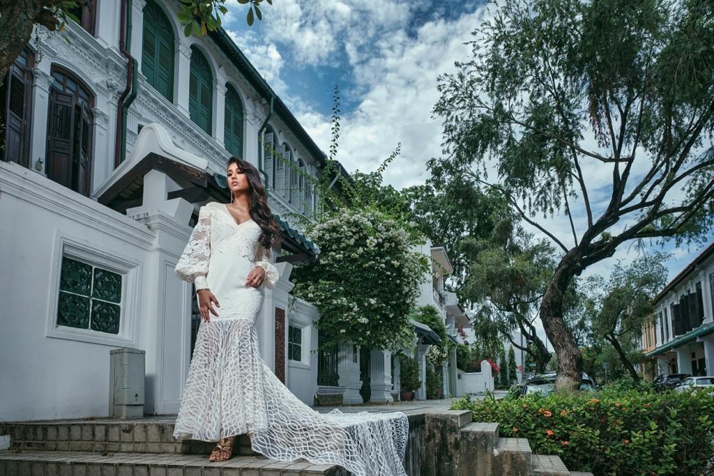 contemporary evening dresses