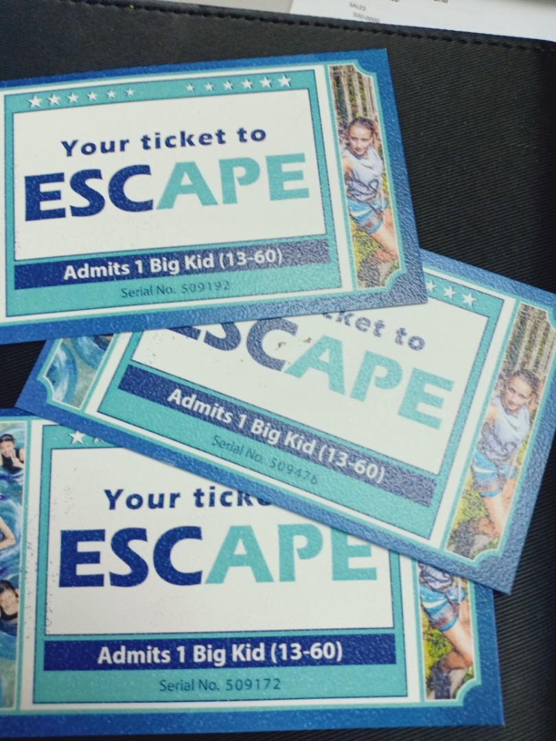 Escape Penang Theme Park Tickets Vouchers Attractions Tickets On Carousell