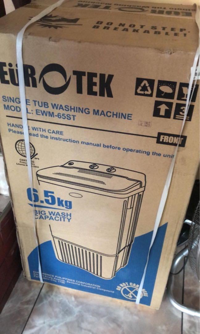 Eurotek Washing Machine Tv Home Appliances Washing Machines And Dryers On Carousell