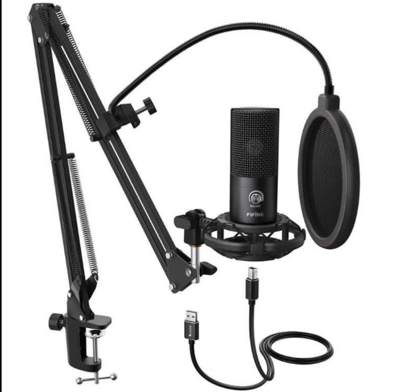 FIFINE K680 USB Microphone, Audio, Microphones on Carousell