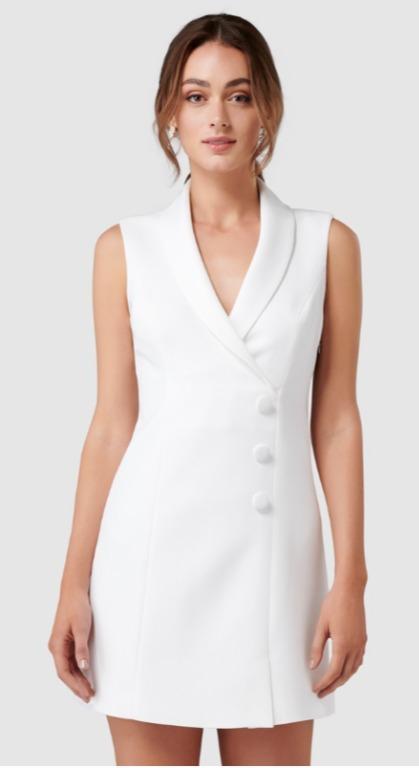 Tuxedo dress forever new clearance