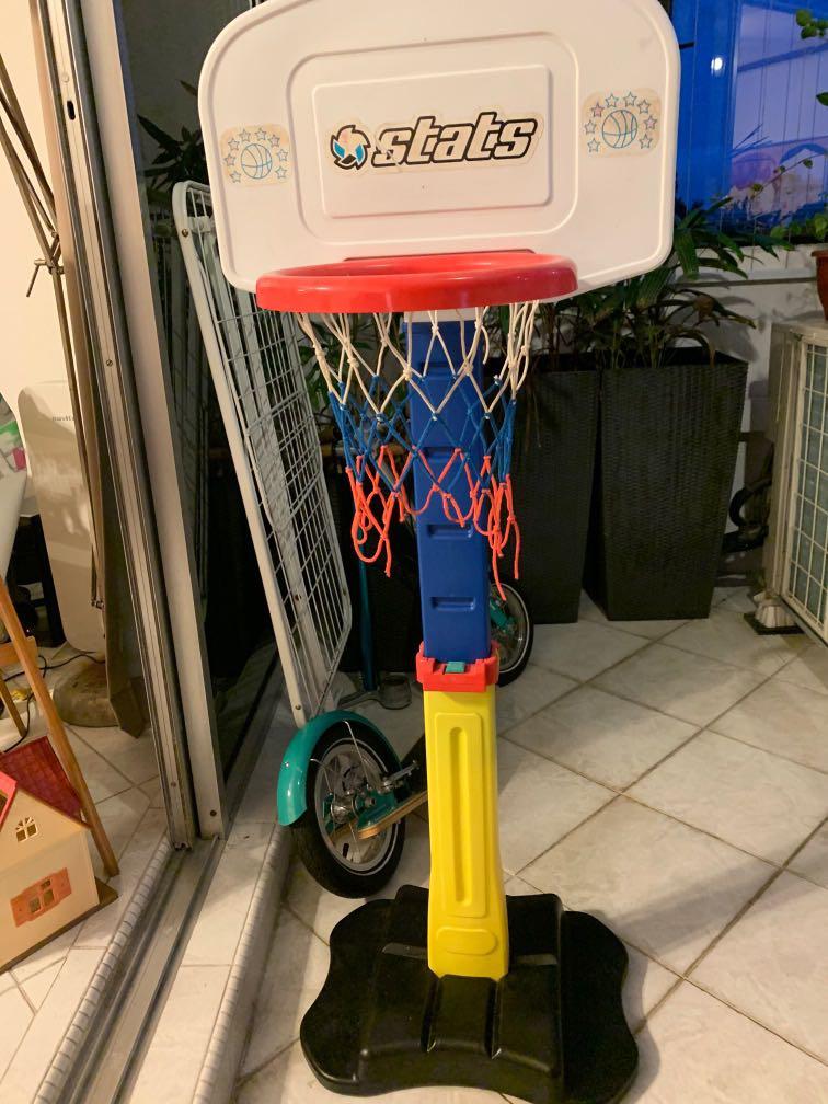 Free Stats Basketball hoop on stand Babies Kids Infant