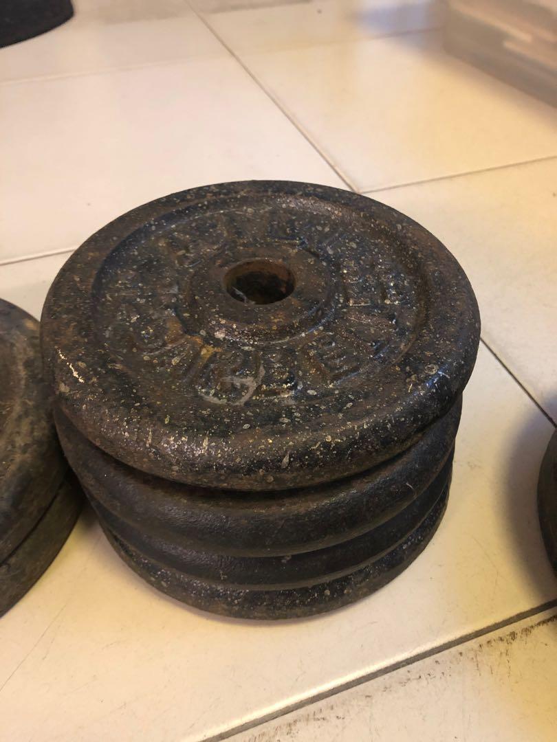 Free weights and dumbbell bars, Sports Equipment, Exercise & Fitness