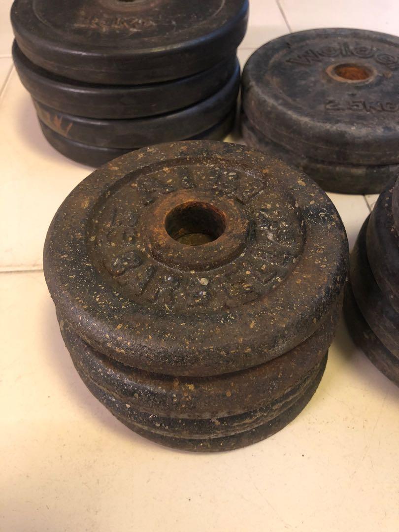 Free weights and dumbbell bars, Sports Equipment, Exercise & Fitness