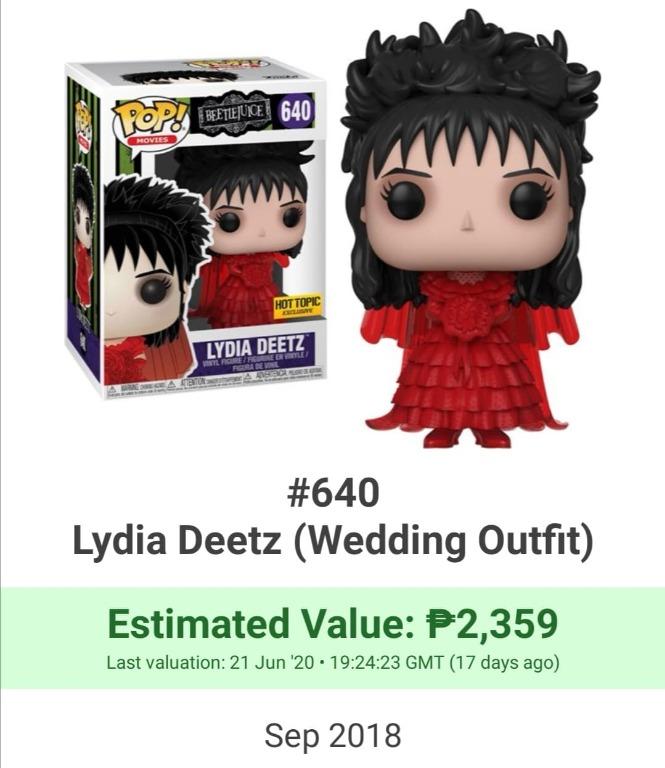 funko pop lydia deetz