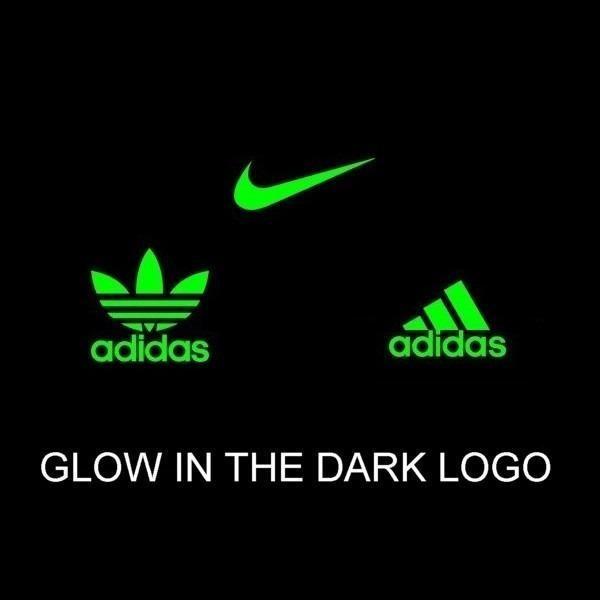 Glow In Dark Sports Logo Nike Adidas Heat Press Iron Patch Face Mask T Shirt Men S Fashion Accessories Others On Carousell
