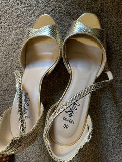 Golden heels