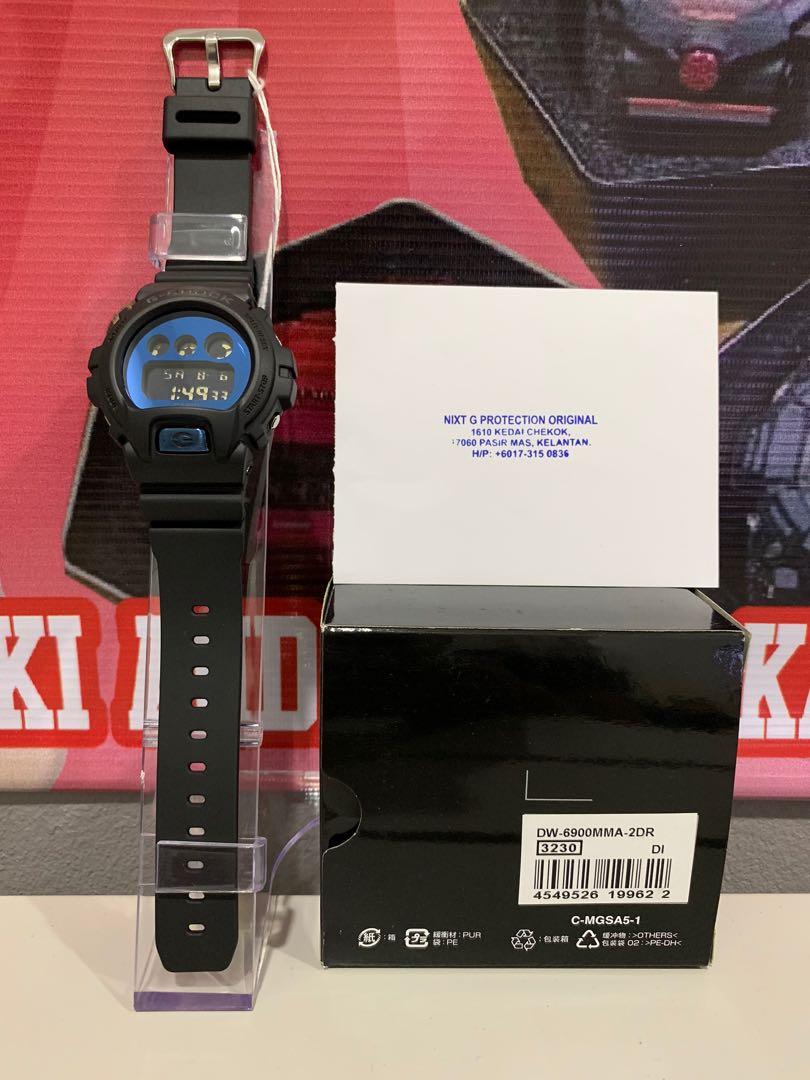 Gshock DW6900 MMA2 Cermin Biru Men s Fashion Watches