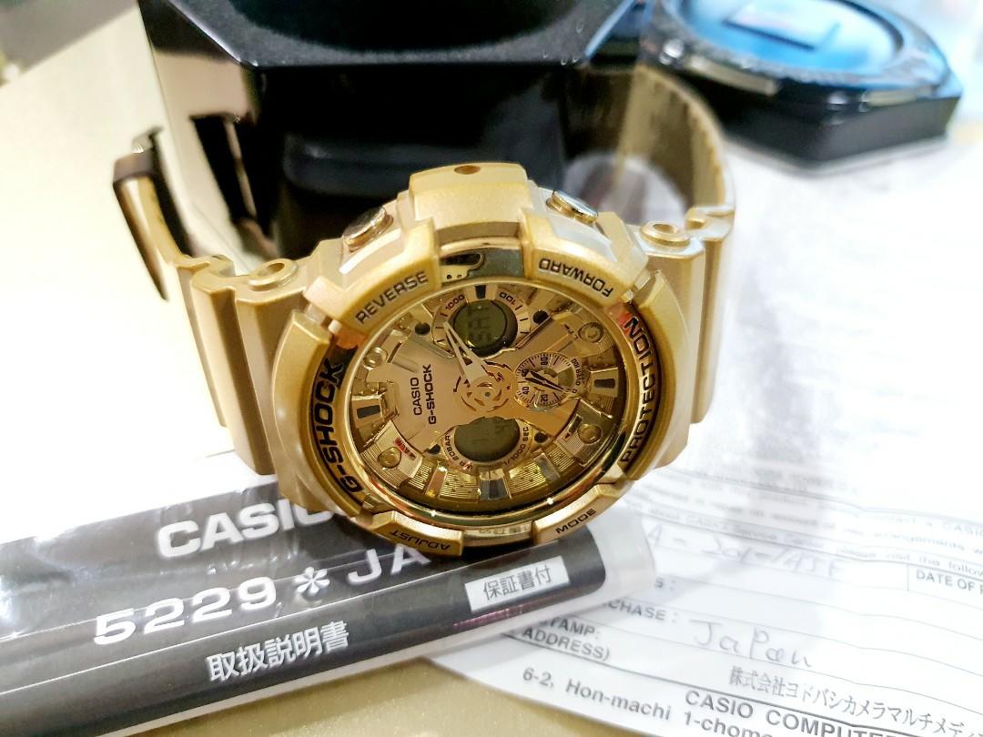 G shock ga 200 gold hot sale