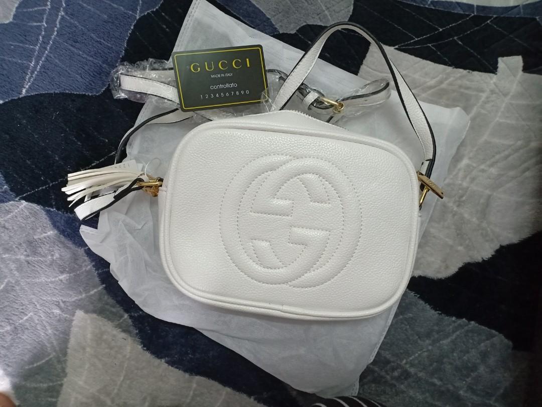Gucci disco white on sale