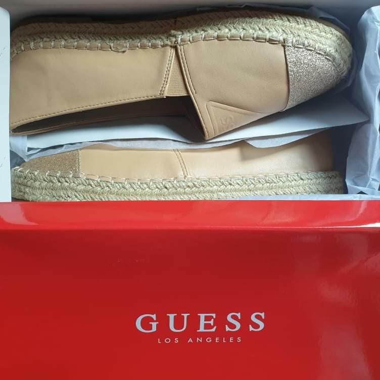 Guess olivia logo espadrilles on sale