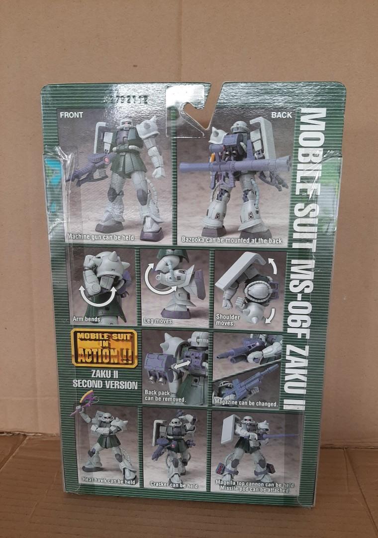 Gundam Mobile Suit In Action MSIA Zaku II MS-06F, Hobbies & Toys, Toys ...