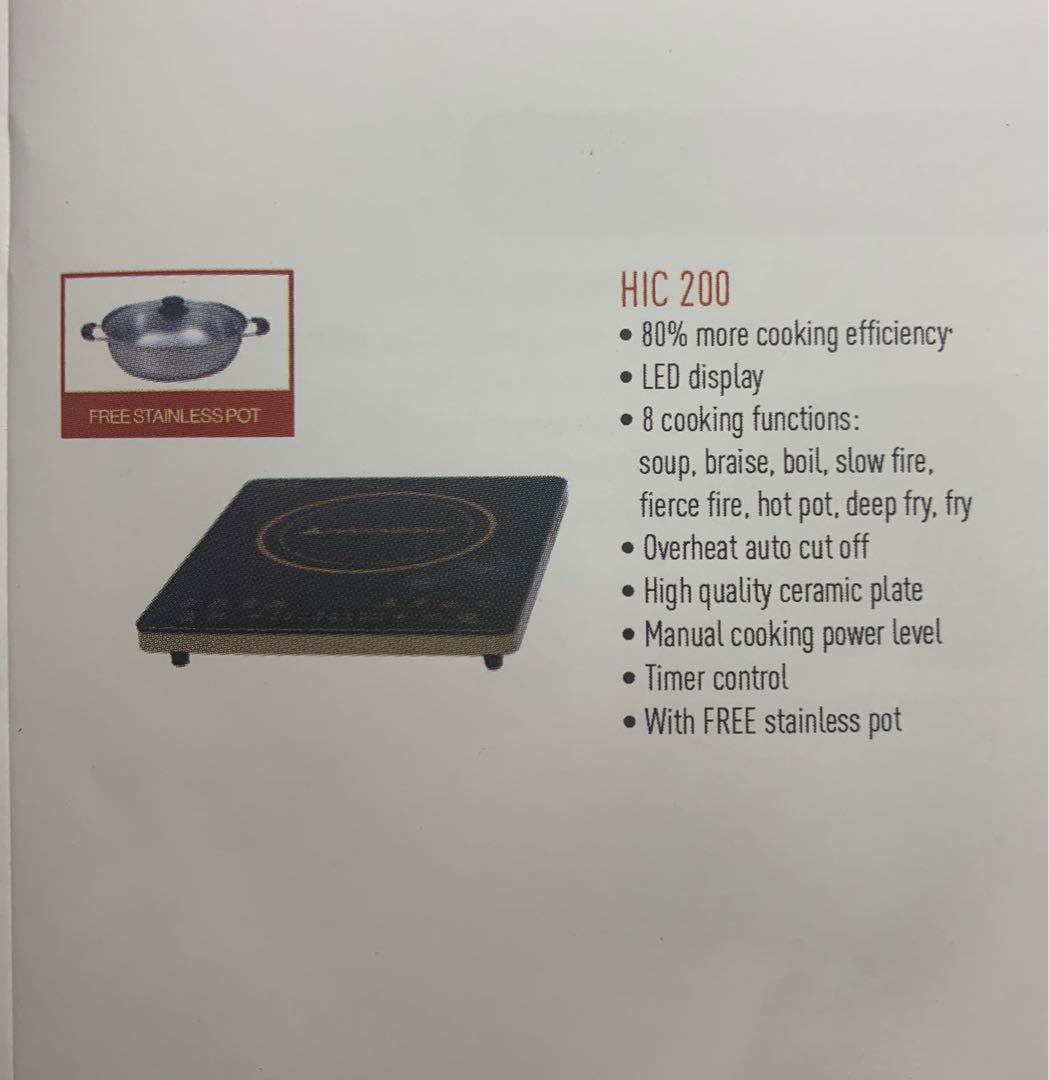 Hanabishi ceramic outlet cooker manual