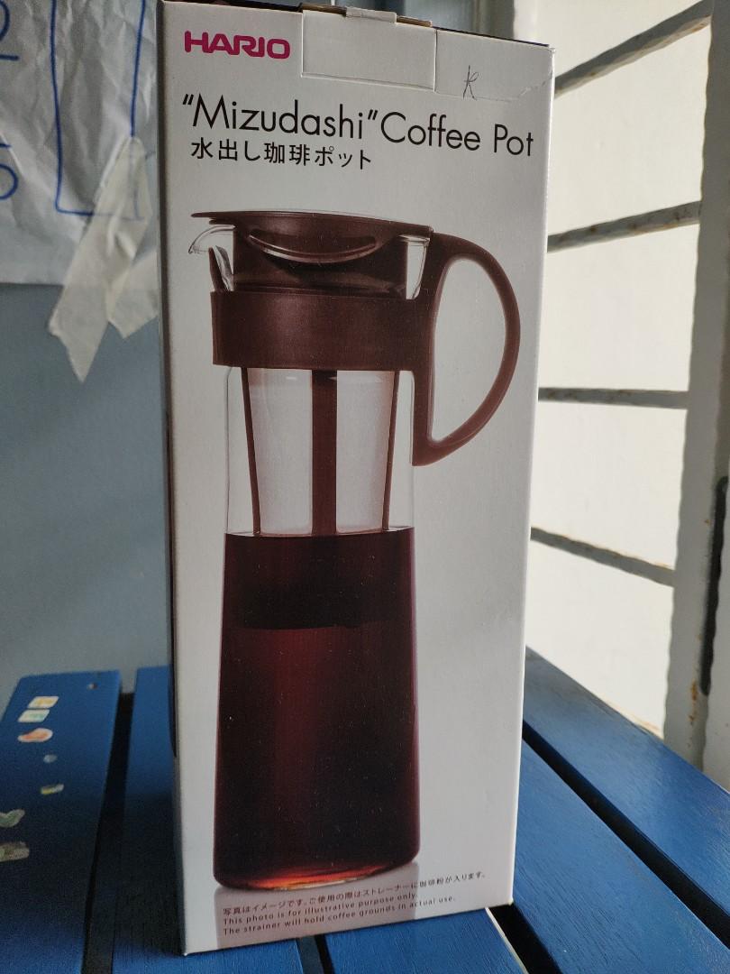 Hario 1000 ml Mizudashi Cold Brew Coffee Pot, Red