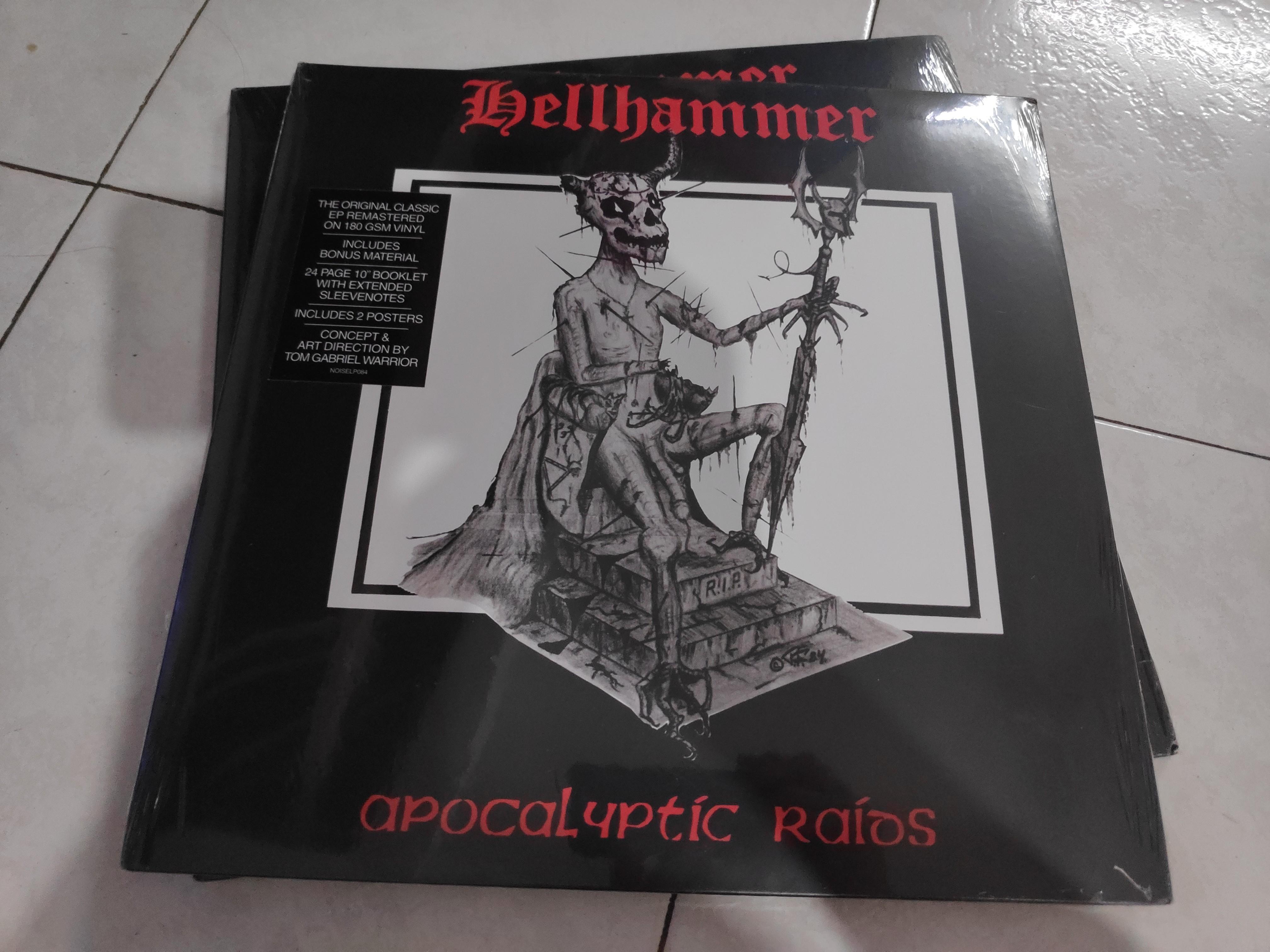 Hellhammer Apocalyptic Raids Vinyl Lp Music Media Cd S Dvd S Other Media On Carousell